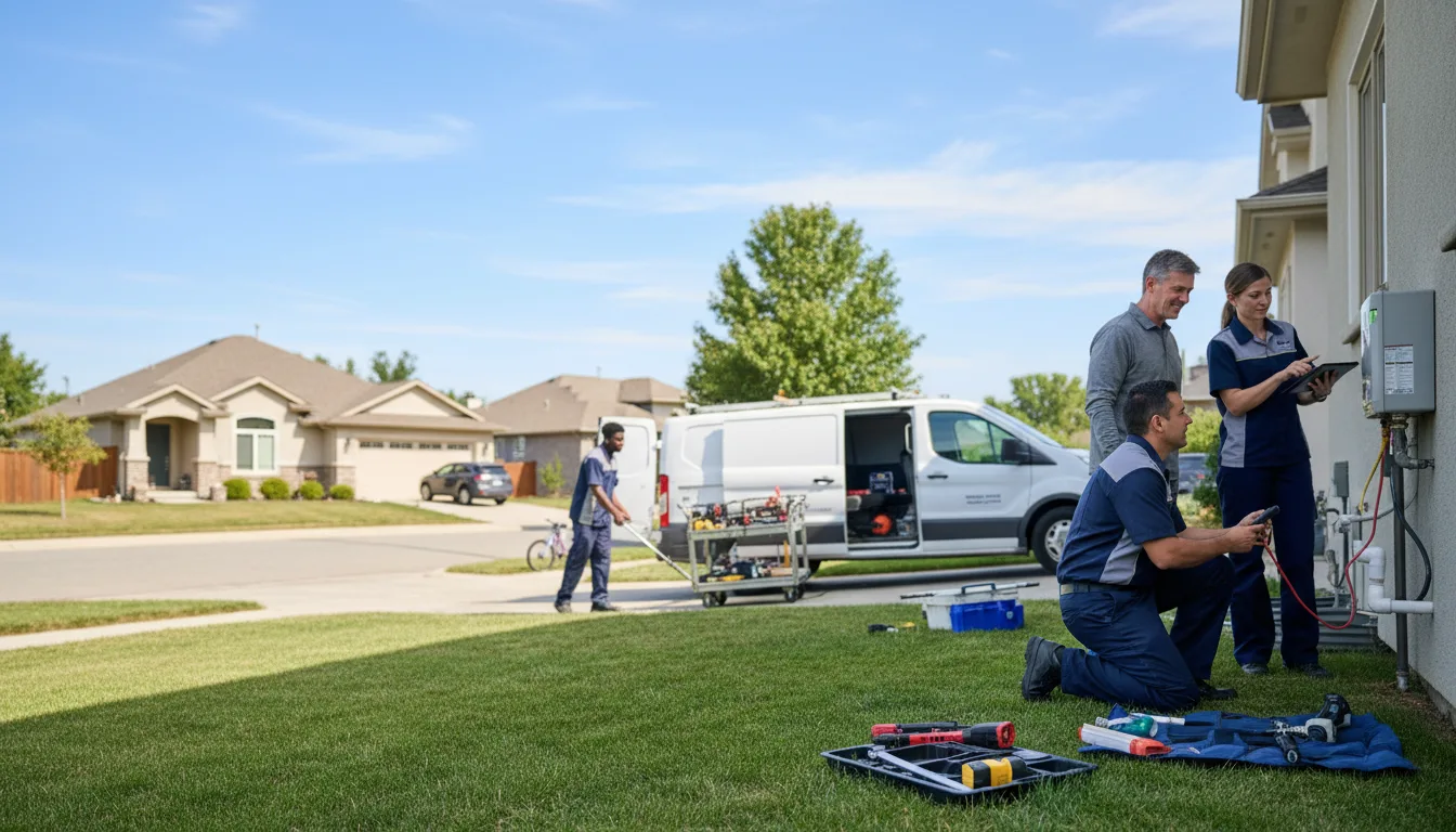 Tankless water heater service in Morgan, PA